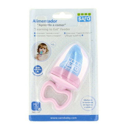 Saro Alimentador Aprendo A Comer +6M Rosa